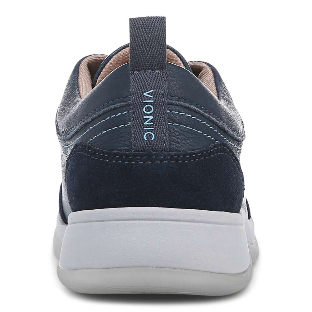 Nyla Lace-Up Casual Sneaker - Navy