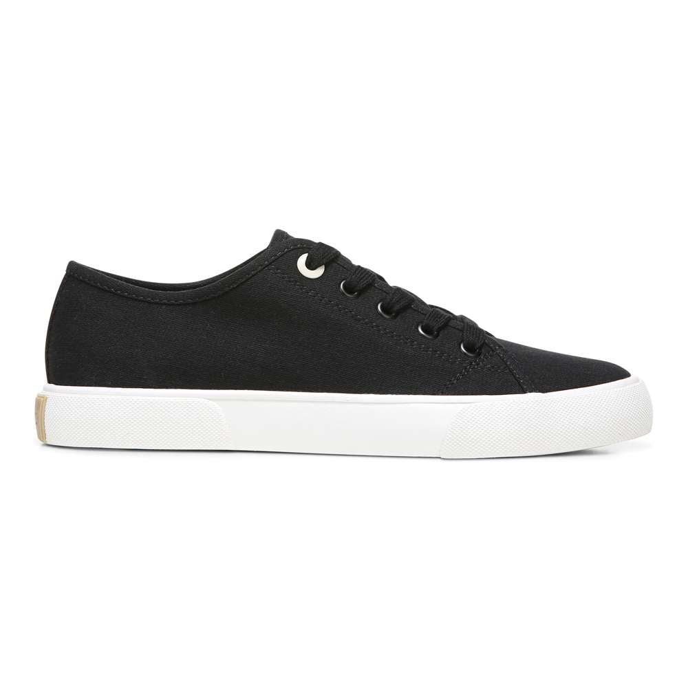 Oasis Lace-Up Casual Sneaker - Black Canvas