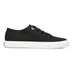 Oasis Lace-Up Casual Sneaker - Black Canvas