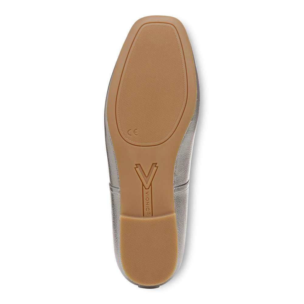 Orinda Ballet Flat - Pewter Metallic