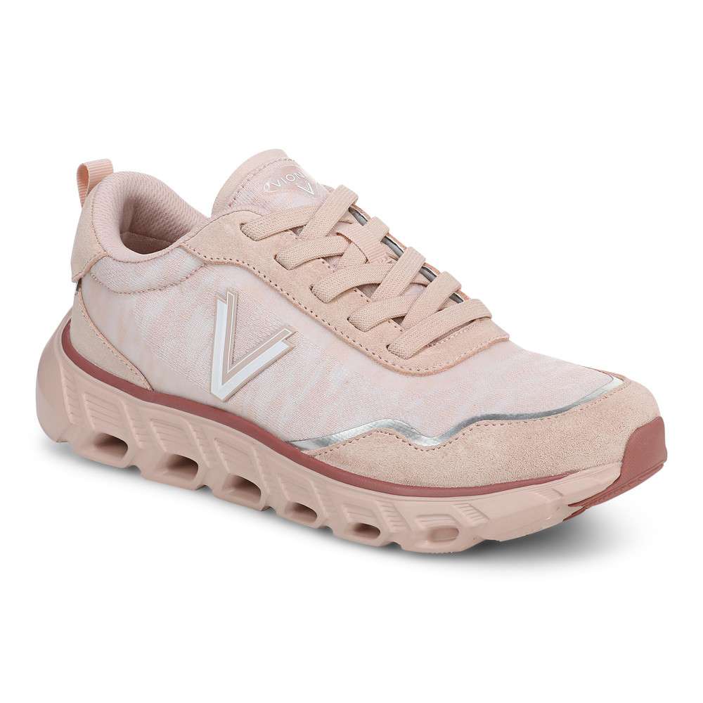 Presley Lace-Up Sneaker - Cameo Rose