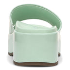 Trista Flatform Slide - Menta Patent