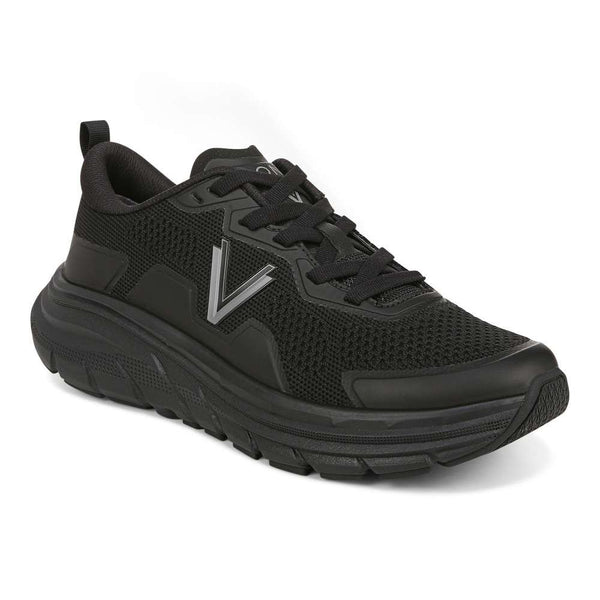 Vionic Walk Max lace-up walking sneaker in black