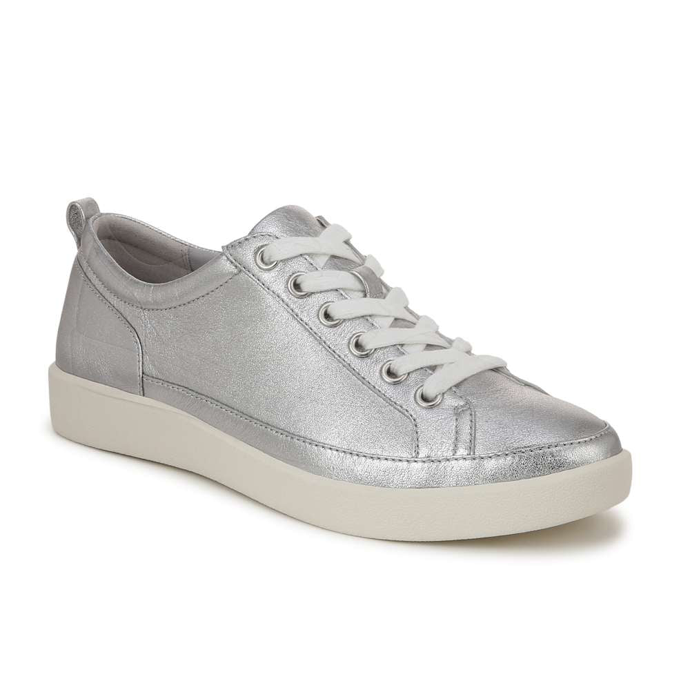 Winny Lace-Up Casual Sneaker - Silver