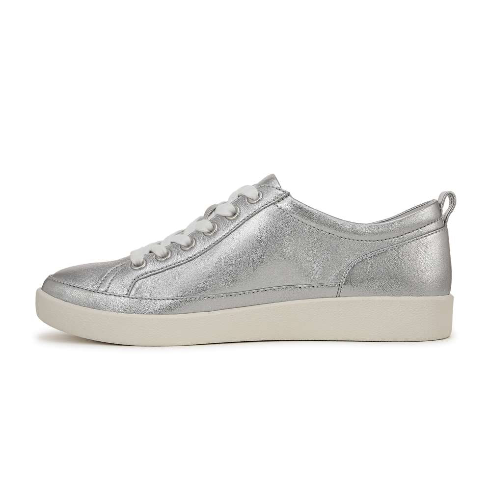 Winny Lace-Up Casual Sneaker - Silver