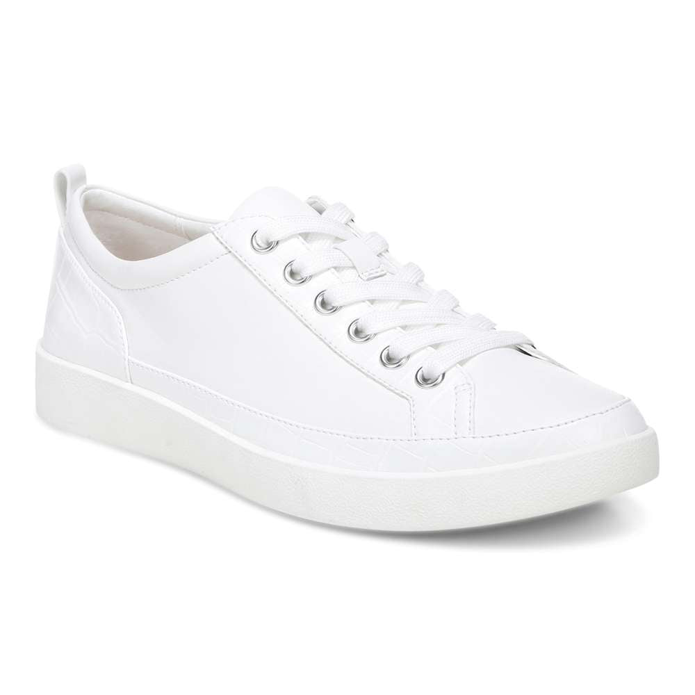 Winny Lace-Up Casual Sneaker - White/White